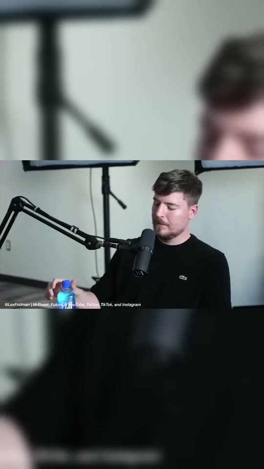 Clip MrBeast × Lex Fridman sous-titré style Hormozi
