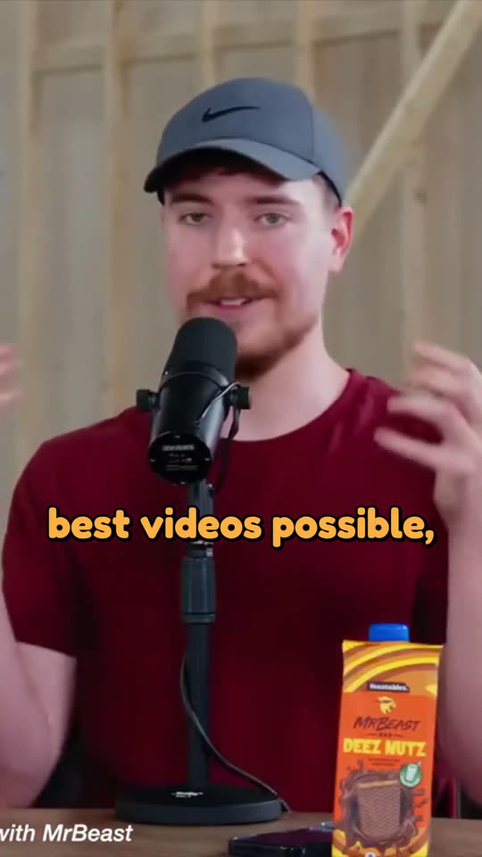 Clip MrBeast sous-titré style Casual — minuscules ambre
